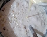 A picture of step 4 of Makhana kheer.