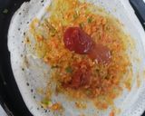 A picture of step 4 of Mumbai Jini dosa.