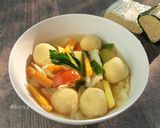 Foto langkah ke 5 dari resep Sop Bakso Tempe.