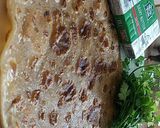 A picture of step 4 of Khasta krara paratha.