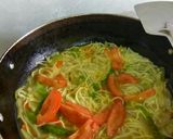 A picture of step 3 of Sweet, hot and sour veg Chow Chow.