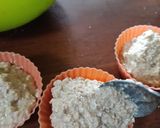 Foto del paso 3 de la receta: Cupcake de avena con huevito de chocolate ❤️