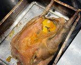A picture of step 4 of Roasted Guinea fowl.