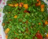 A picture of step 5 of Green veggies with rice,.