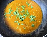 A picture of step 4 of Vegetarian Dhansak (Parsi lunch menu).