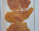 Foto del paso 7 de la receta: Pollo Momia, con puré de ejote