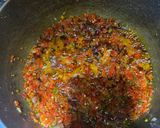 A picture of step 6 of Ofada sauce.