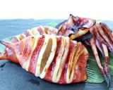 A picture of step 6 of Grilled Squid (Ikayaki) on Charcoal or BBQ Grill.