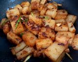 香麻炒蘿蔔糕的食譜步驟4照片