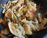 Foto del paso 6 de la receta: Fajitas de pollo con nopales y calabaza