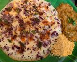 A picture of step 4 of Pizza style Onion and Tomato Uthappam.