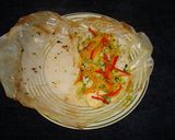 A picture of step 3 of Heart-Shaped Fish en Papillote.