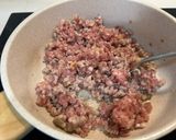 Hình bước làm 1 của món Canh Cải Dún Thịt Bằm