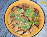 A picture of step 15 of Chicken Haleem.