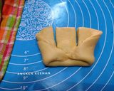 Foto langkah ke 5 dari resep Roti Bentuk Pita Tanpa Telur, 1x proofing.