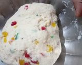 A picture of step 1 of Tutti frutti bread rolls.