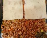 A picture of step 4 of Lasagna Bolognese.