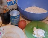 A picture of step 1 of Sponge cake.