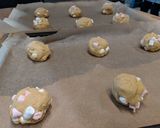 A picture of step 6 of Marshmallow cookies.