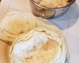 A picture of step 1 of Meatball Stuffed Whole Cabbage.