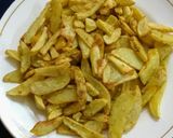 A picture of step 7 of Vrat potato fries.