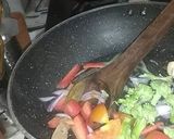A picture of step 1 of Vegetable Soup.