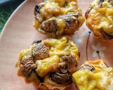 A picture of step 5 of Mushrooms and Cheese Egg Muffins.
