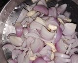 A picture of step 1 of Panner curry.