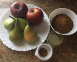 Foto del paso 1 de la receta: Tarta Crumble de Manzana-Pera 🍎🍐(endulzada con panela)