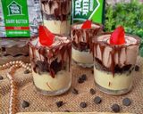 A picture of step 3 of Mocha layered mousse.