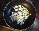 Foto del paso 1 de la receta: Fettuccini a la crema de verdeo con molleja