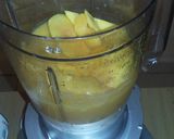 A picture of step 2 of Eggless mango mouse.