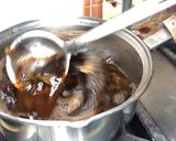 A picture of step 2 of Kashmiri chai.