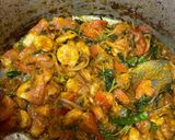 A picture of step 4 of Prawn biriyani/shrimp biriyani.