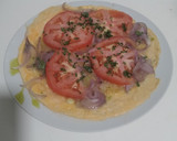 Foto del paso 4 de la receta: Tortilla vaga de Puerros y Cebolla Roja