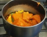 A picture of step 3 of Papaya sweet pachadi.
