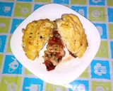 Foto del paso 4 de la receta: Canasta de papa y Mozzarella al horno con Brochette de pollo