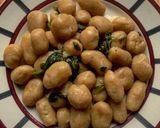 Une image de l'étape 6 de Gnocchi aux épinards.