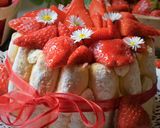 Une image de l'étape 6 de Charlotte aux fraises, la recette de notre enfance.