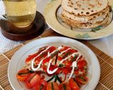 Foto langkah ke 3 dari resep Martabak Spaghetti Tortila.
