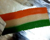 மில்க், பீனட் ட்ரை கலர் கட்லி ரெசிபி ஸ்டேப் 6 புகைப்படம்
