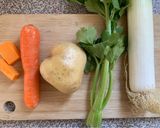 A picture of step 1 of Chicken Soup for Babies.
