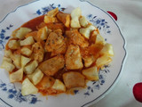 Pechugas en mi salsa de tomate!!