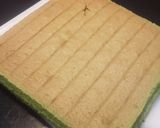 Foto langkah ke 10 dari resep Matcha Ogura Cake (japanes cake).