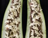 Foto langkah ke 3 dari resep Stuffed Zucchini / Stuffed Zucchini Boats.