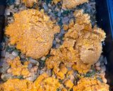 A picture of step 7 of Butternut squash/pumpkin baked Kibbeh - Lebanese meatless kibbeh (step by step photos).
