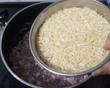 A picture of step 3 of Mexican Rice.