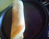 A picture of step 5 of Carrot cheese pomegranate roll dosa.