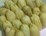 A picture of step 9 of Tamales with Sauces.