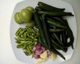 Foto langkah ke 1 dari resep Cumi Asin Sambel Ijo.